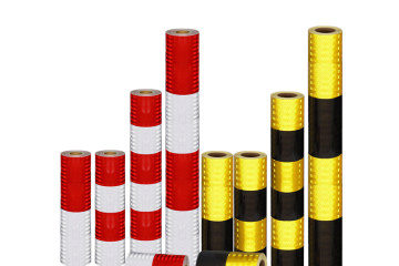 雙色反光膜可以應用在哪裏-黑黃雙色反光膜