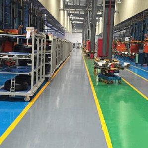 廠區車（chē）間5s區域標線
